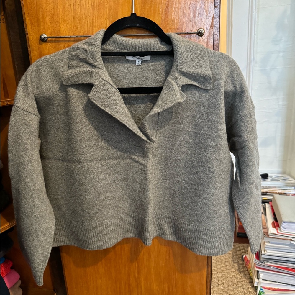 Madewell Cropped Wool Sweater